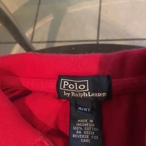 Red polo by Ralph Lauren